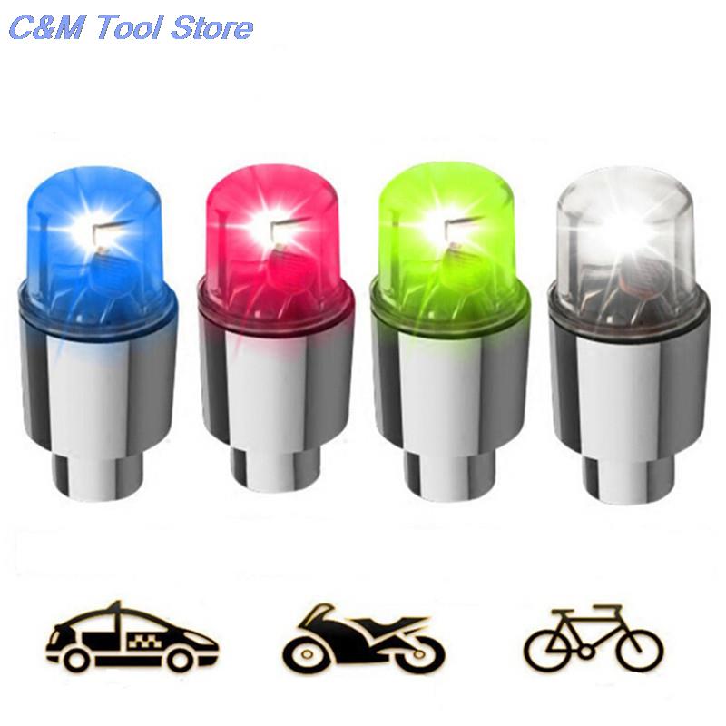 2Pcs LED Car Bike Wheel Tire 