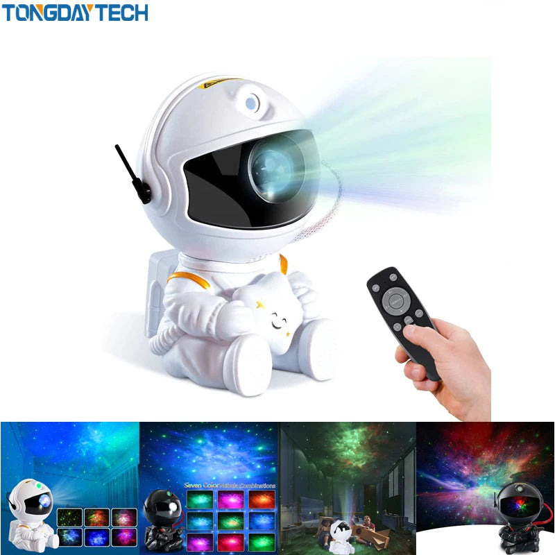 Galaxy Star Projector LED Night Light Starry Sky Astronaut Porjectors 