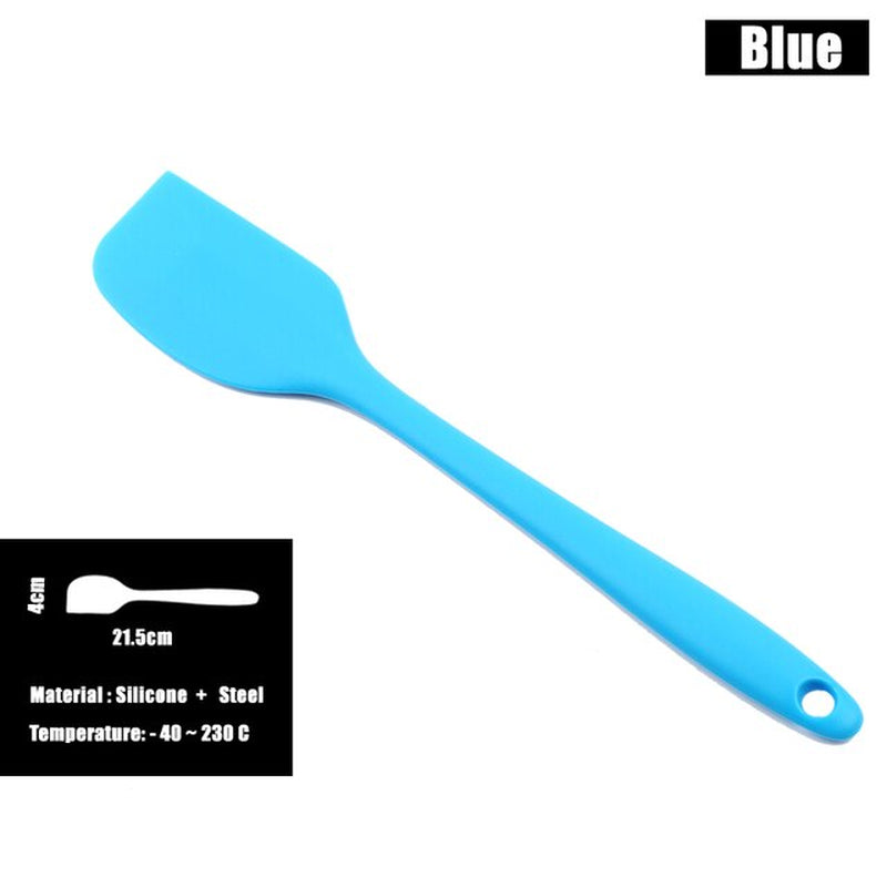 Silicone Scraper Cream Cake Spatula Mixing Batter Scraper Brush Butter Mixer Cake Brushes Baking Kitchenware Hot Sale Cake Tools