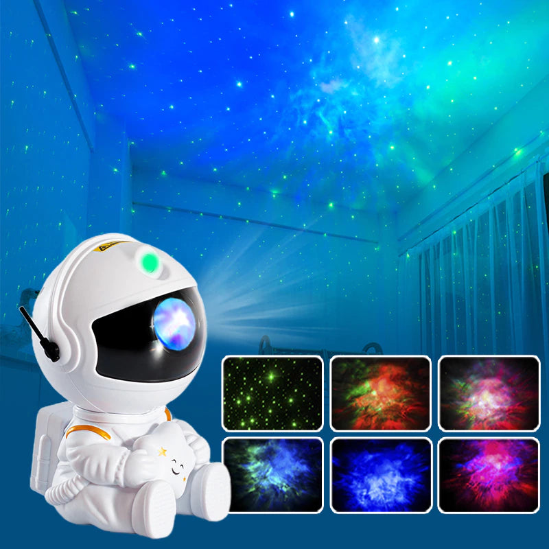 Galaxy Star Projector LED Night Light Starry Sky Astronaut Porjectors 