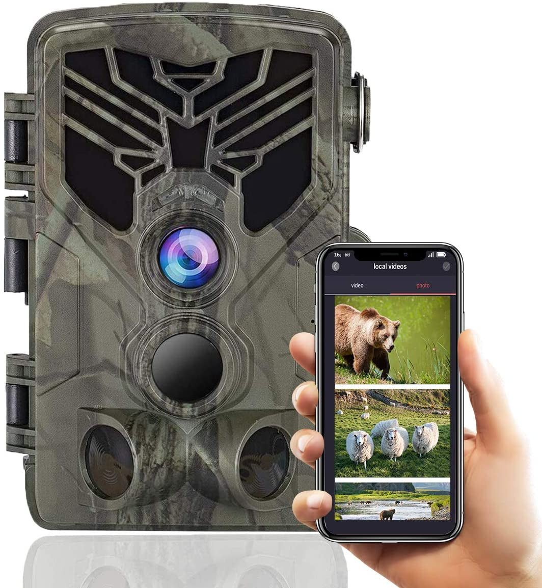 APP Bluetooth Control Live Show WIFI Trail Camera Hunting Wildlife Cameras Wifi830Plus 36MP 2.7K Video Night Vision Surveillance