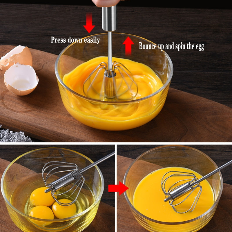 Hand Pressure Semi-automatic Egg Beater 