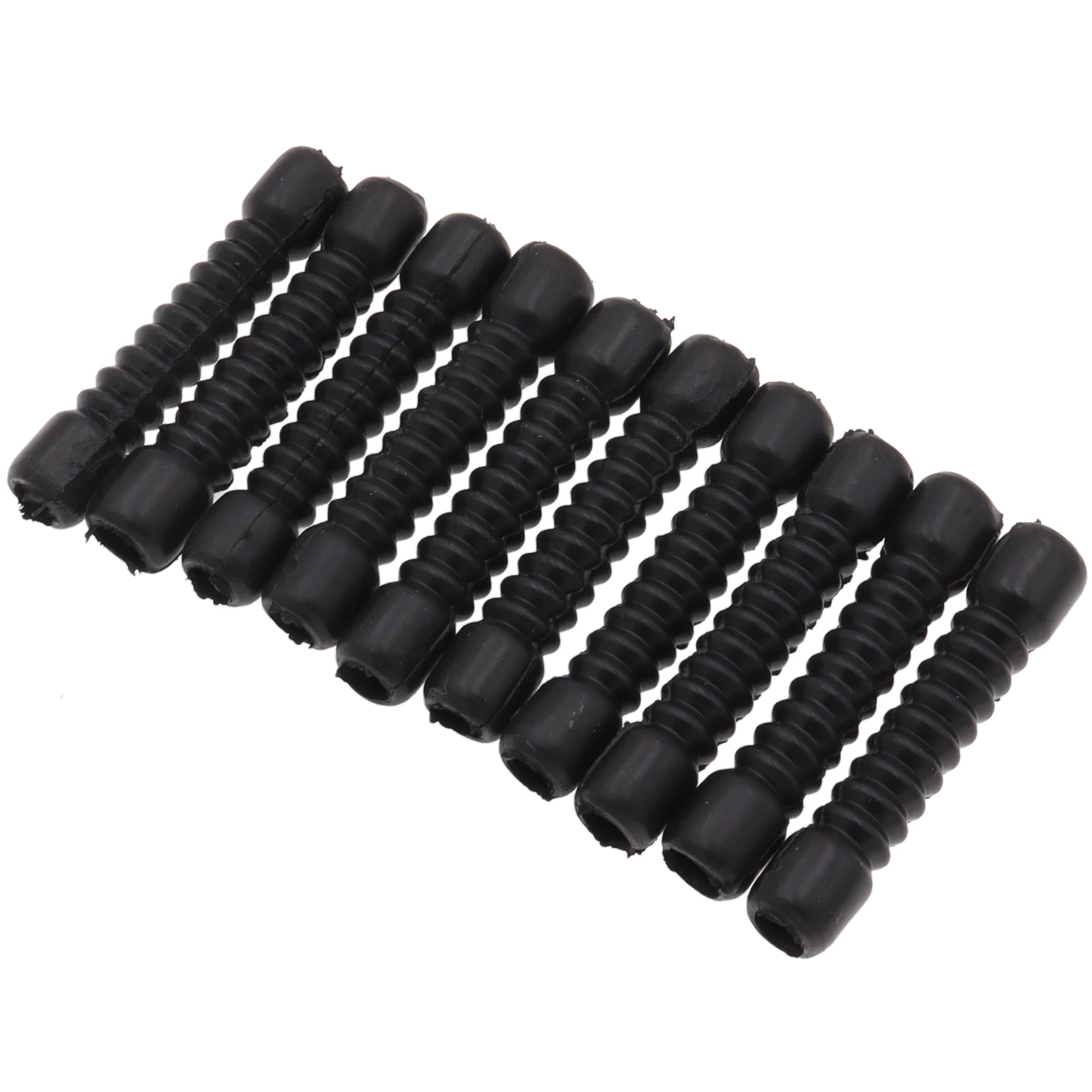 10Pcs/Lot 45Mm M6 Rubber Dust Cover Cap for Motorcycle Brake Cable Inner Diameter 6Mm